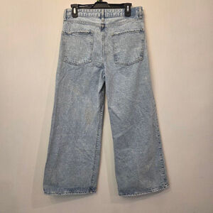 S.O.N.G. Light Blue Wide Leg Jeans Juniors 9 32" waist